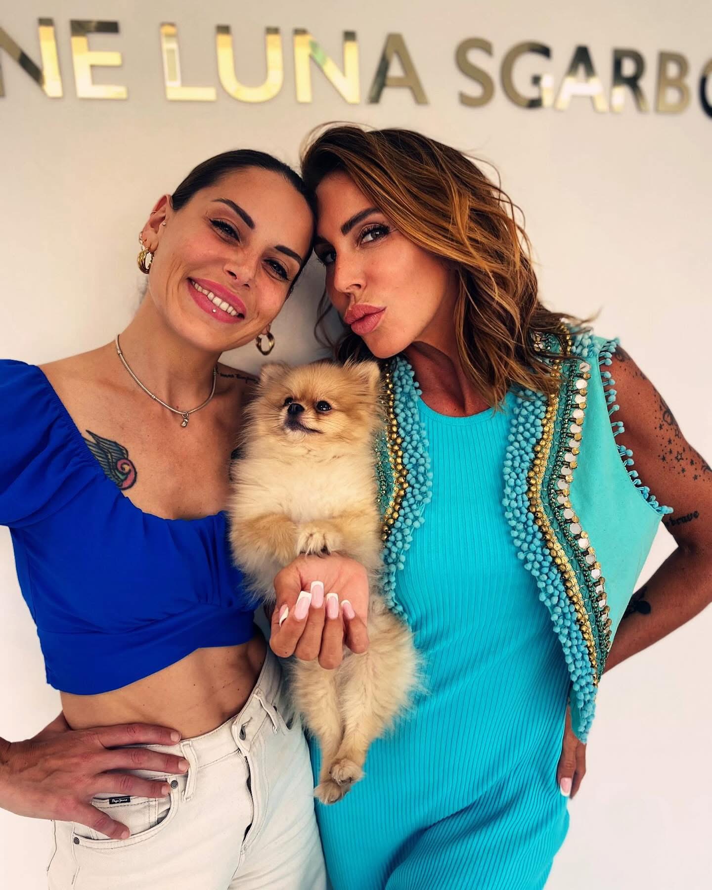 Irene Luna con Guendalina Canessa