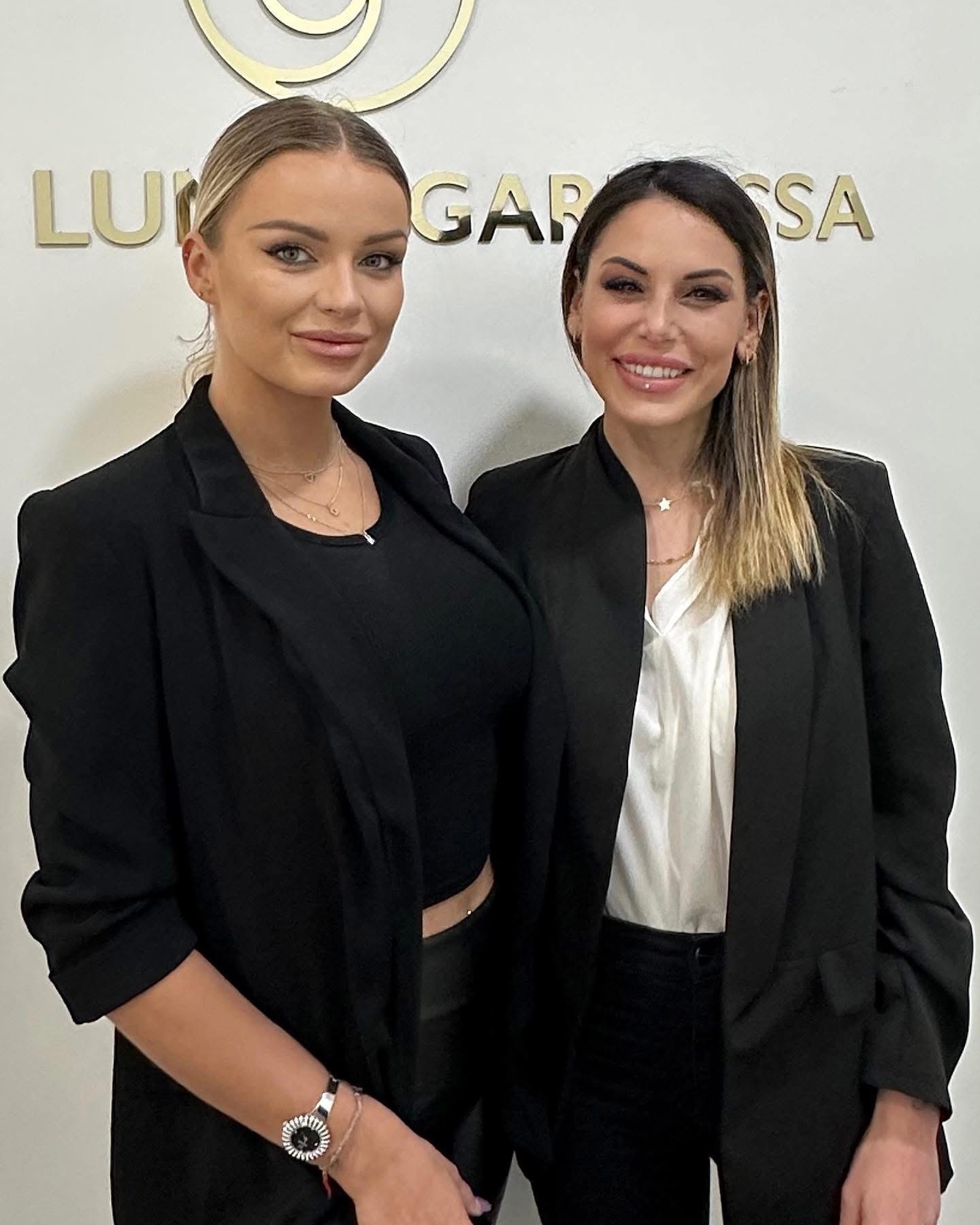 Irene Luna con Mercedes Henger
